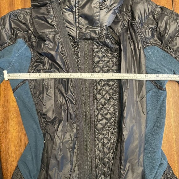 Lululemon Run Bundle Up Jacket Blue Black Full Zip Removable Hoodie Women’s 4 - Picture 7 of 8